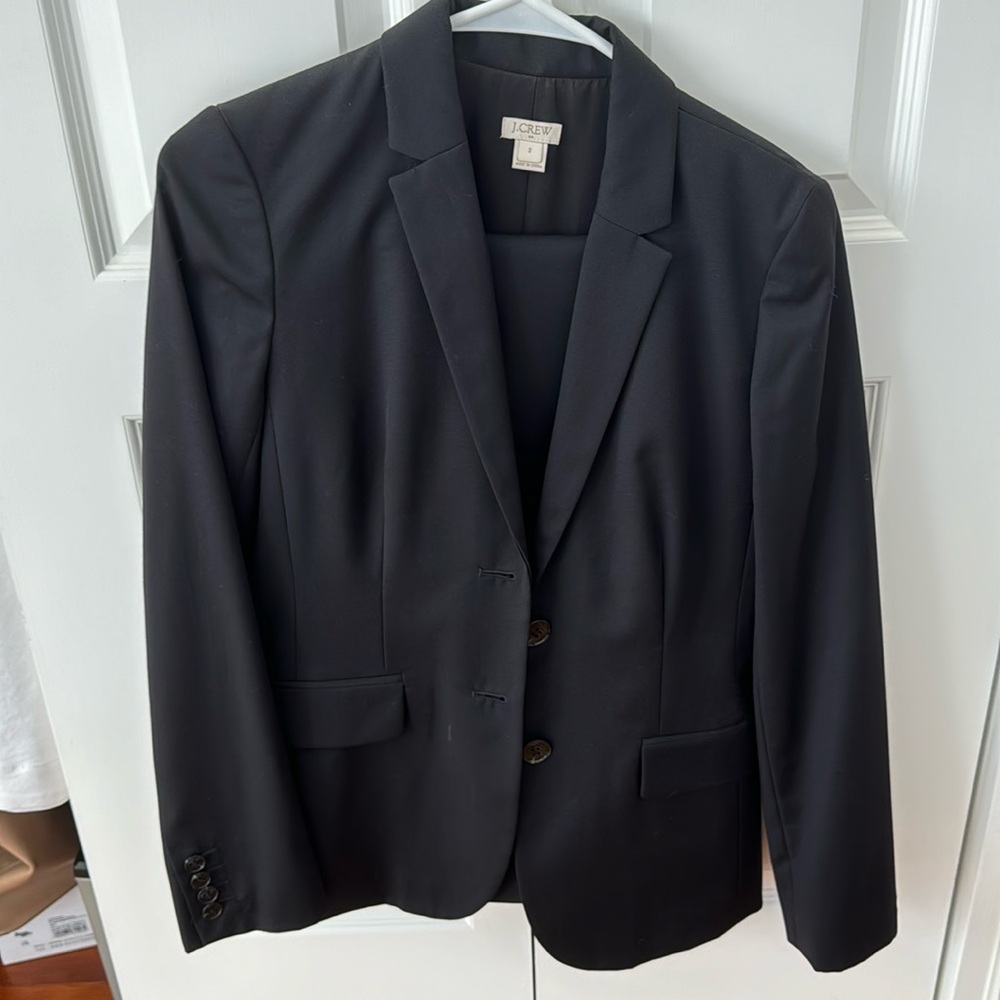 Jcrew women’s black blazer size 2